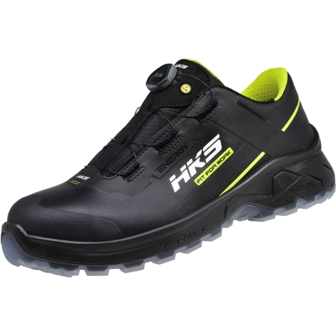 HKS Werkschoen AirGuard Neon Black BOA S3L Laag | Zwart | Maat 46 - 4040005668467