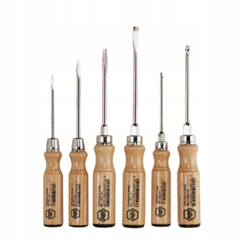 Wiha 162ZK6SO Houten schroevendraaier set - 07150