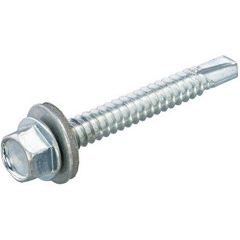 Hoenderdaal Gevel/Montageschroef Zelfborend Vz 6K Sw-10 Voor Staal 6.3X75 | 100 stuks - 0352.01.54320