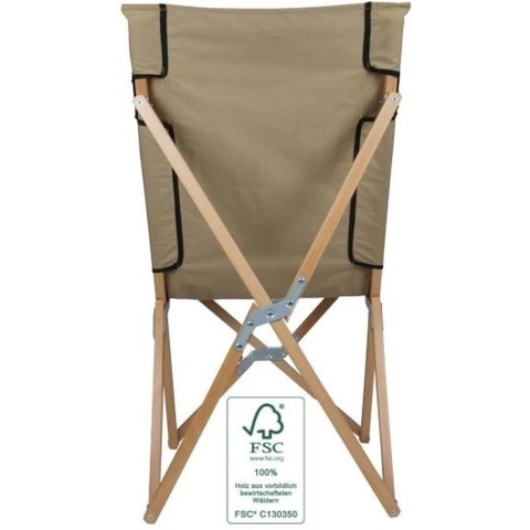 Eifel Outdoor Equipment Faltstohl VH L - Vouwstoel - Stevig hardhout - Sand