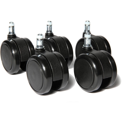 Topstar Wielen | voor zachte legplanken wiel-d. 65 mm | passend voor bureaudraaistoel | stiftlengte 23 mm stift-d. 11 mm | 5 st./zak | 1 stuk - 6990-1