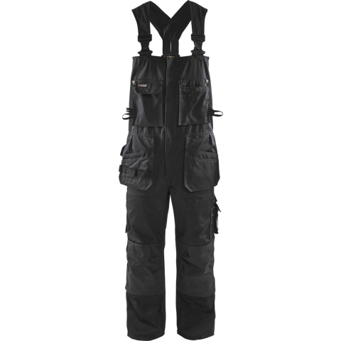 Blåkläder Bretelbroek 26001860 | Zwart | Maat 54 - 7330509058114