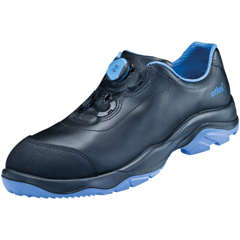 Atlas Werkschoen SL 9645 XP 2.0 BOA Laag S3 | Zwart/Blauw | Maat 47 - 00.012.104.47