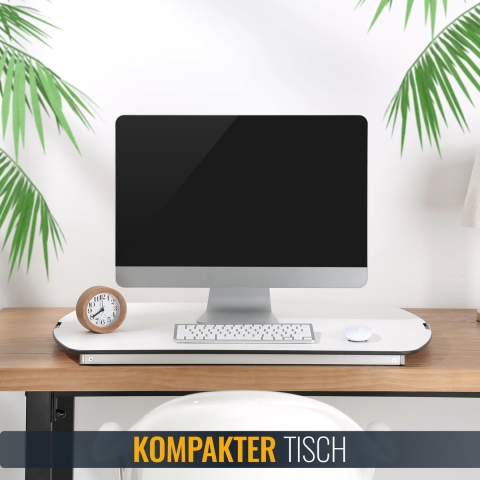 Bureauopzetstuk TS1111 - In hoogte verstelbaar - Ergonomisch sta-bureau - Geschikt voor monitorhouder