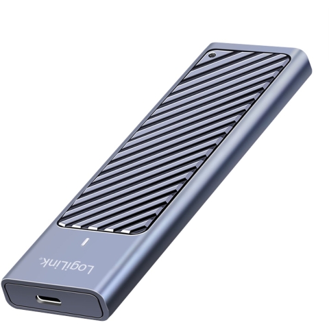 LogiLink UA0435 behuizing voor opslagstations SDD-behuizing Grijs M.2