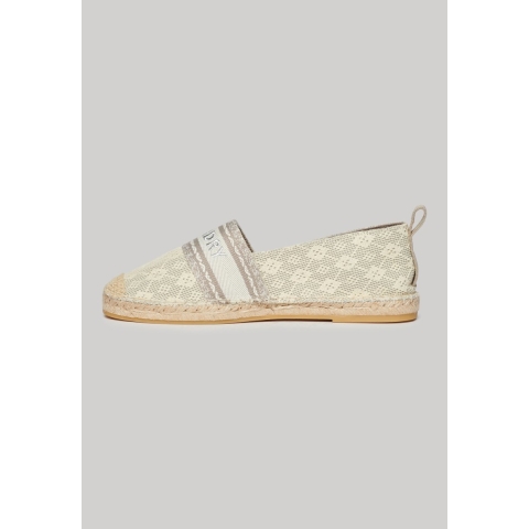 Canvas espadrilles met inzetstuk voor dames Superdry