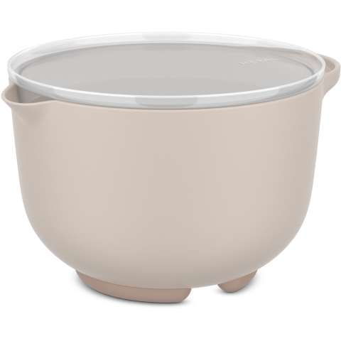 Mepal Beslagkom met deksel Chef It 1500 ml - chalk