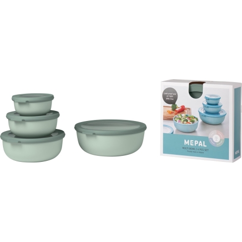 Mepal Multikom Cirqula 4-delige set (350+750+1250+2250) - Nordic sage