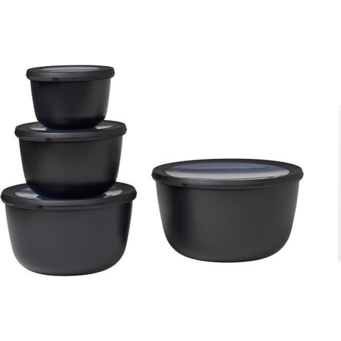 Mepal Multikom Cirqula 4-delige set (500+1000+2000+3000) - Nordic black