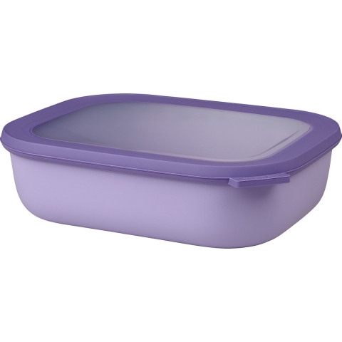 Mepal Multikom Cirqula rechthoekig 2000 ml - Vivid lilac