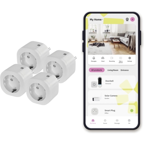 omajin Smart Plug 4-pack - Wit