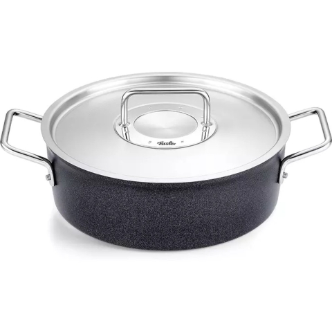 Fissler Adamant 24cm, metalen deksel, braadpan