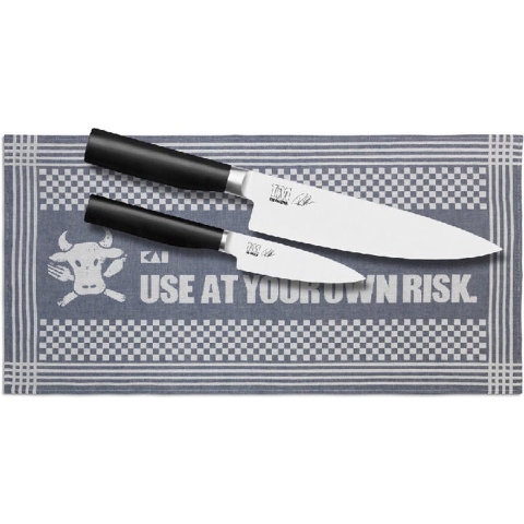 Kai Tim Mälzer Kamagata 2-delige messenset met theedoek