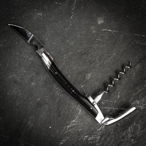 Forge de Laguiole SOM1B kelnersmes gepolijst, punthoorn