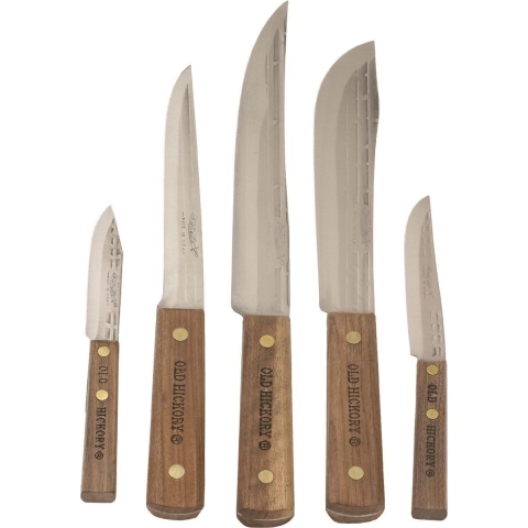 Ontario Old Hickory 5-delige messenset, 7180