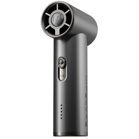 Nitecore NEF01 Mini High-Speed Handheld Fan, Metallic Gray, ventilator