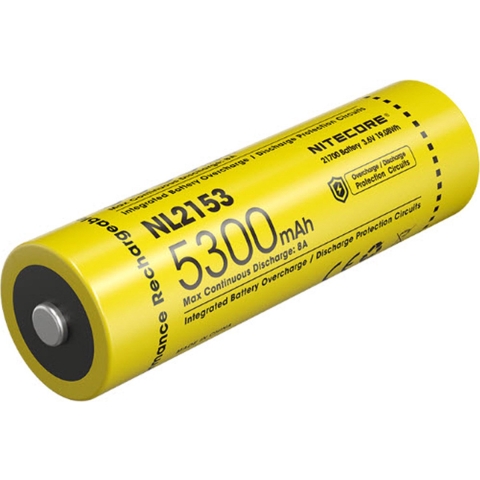 Nitecore NL2153 oplaadbare 21700 Li-ion accu, 5300 mAh
