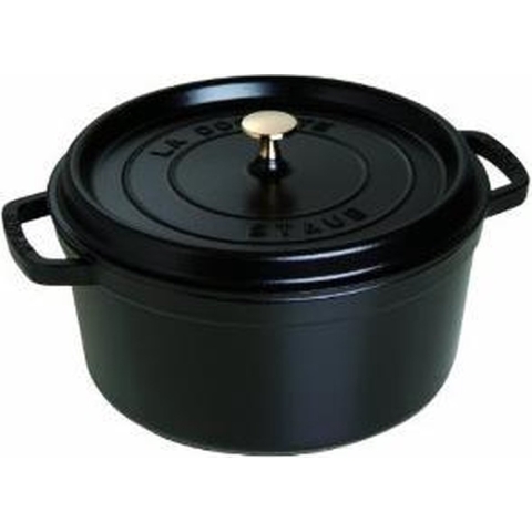Staub mini braadpan - cocotte 10cm, 0,25L, zwart