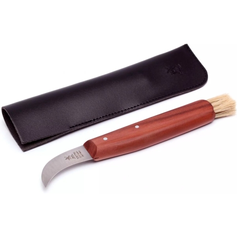 Robert Herder 2209550 paddenstoelmes met borstel roestvrij