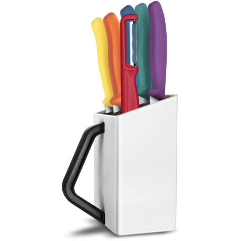 Victorinox Swiss Classic 6.7126.6C1, Multicolor, 6-delige messenset incl. messenblok