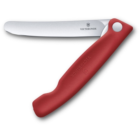 Victorinox Swiss Classic Picnic Knife 6.7801.FC1 Straight, Red, vouwbaar groentemes