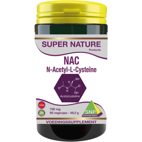 SNP NAC N-acetyl L-cysteine 700 mg puur 60 capsules