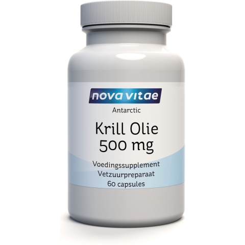 Nova Vitae Antarctic krill olie 500 mg 60 capsules