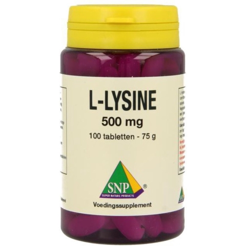 SNP L-lysine 500 mg 100 tabletten