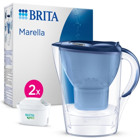 Brita Waterfilterkan Marella cool blue+2 maxtra filters