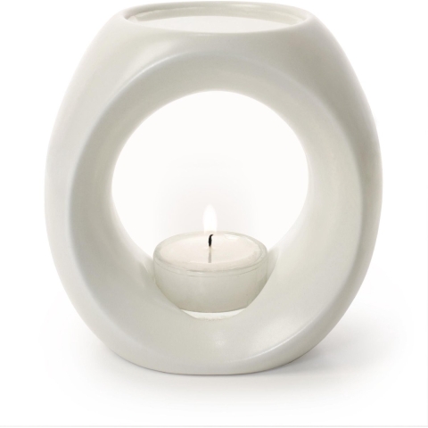 Primavera Geurlamp creme wit