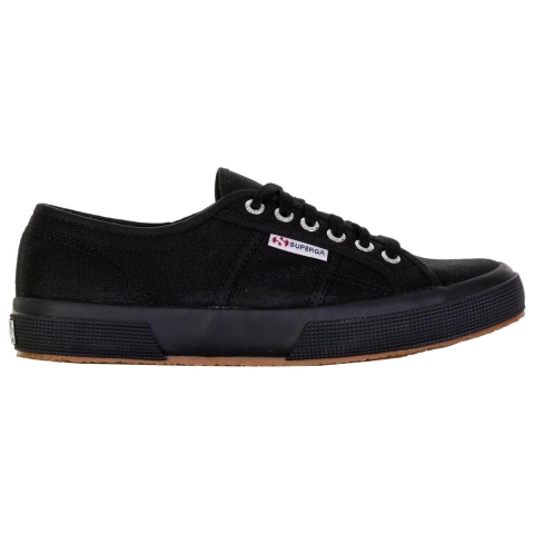 Superga 2750 Cotu Classic 100% Katoen Heren volledig zwart Trainers