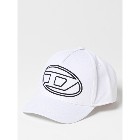 Jongens Oval D Logo Pet in Wit