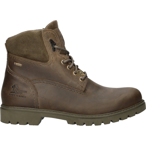 Panama Jack Heren Amur GTX C32 Khaki Waterdichte Leren Enkellaarsjes