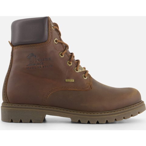Panama Jack 03 GTX C1 Heren Bark Brown Waterdichte Leren Enkellaarsjes