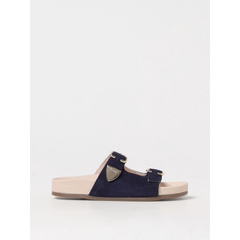 Chloé Meisjes Suède Sandalen in Marineblauw