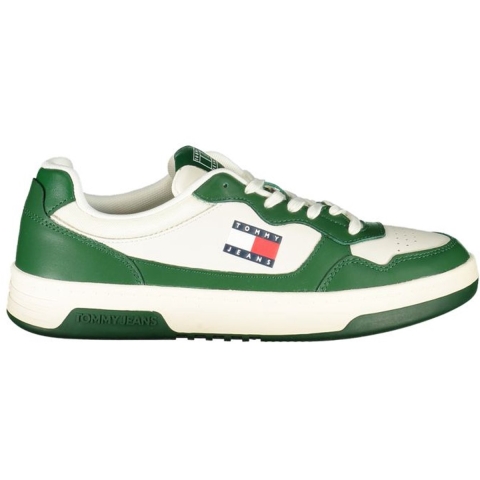 Tommy Hilfiger Witte Leren Sneakers voor Mannen