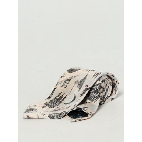 Bedrukt Zijde Strikdas