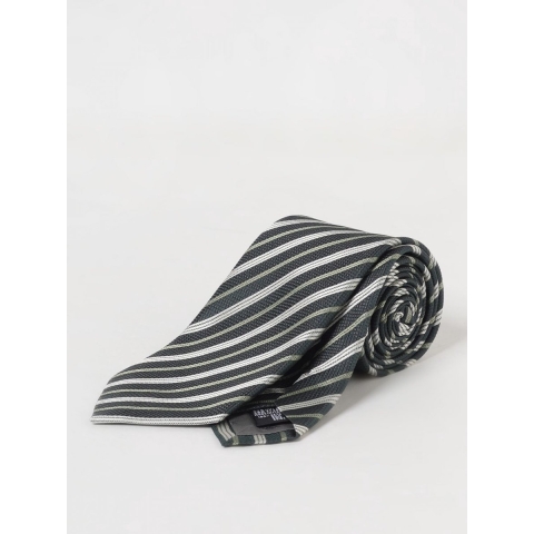 Gestreepte Zijde Stropdas