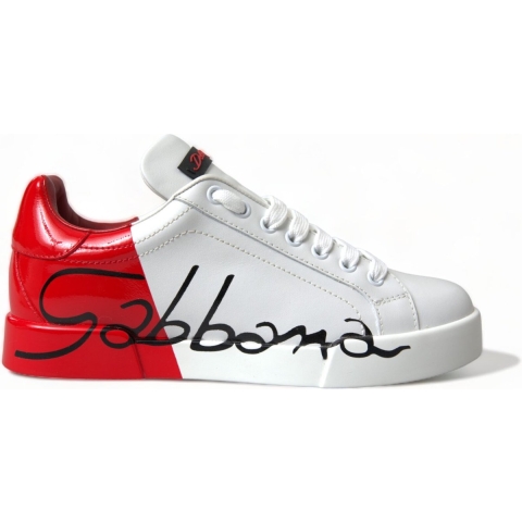 Portofino Sneakers Signatuurprint Leer