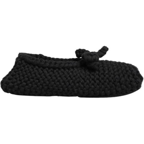 Brede Strik Flat Pantoffels