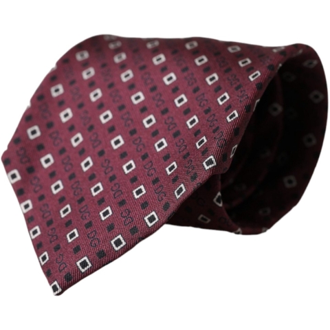 Geometrisch Patroon Zijden Stropdas Kra3316