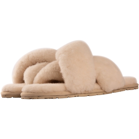 Aus Wooli Australia Vrouwenpantoffels van schapenwol Brighton