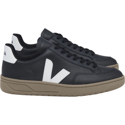 V-12 Sneakers - Veja - Leer - Zwart/Wit