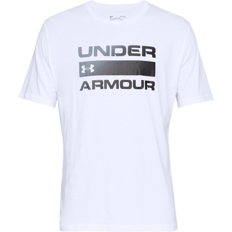 Under Armour Heren UA Team Issue Wordmark T-Shirt, Wit