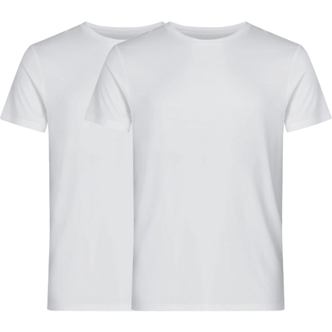 Resteröds Bamboo 2-pack tee white