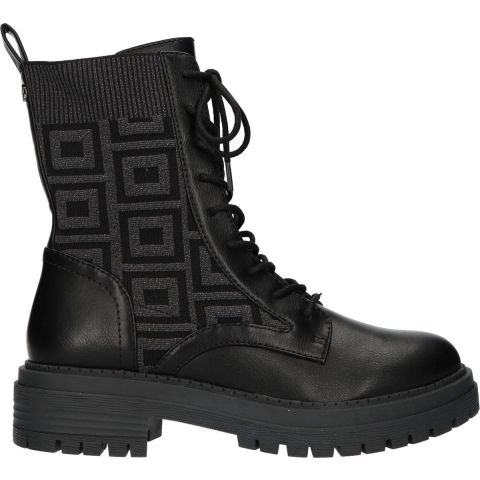 La Strada 2203696-4503 black dames veterboots sportief