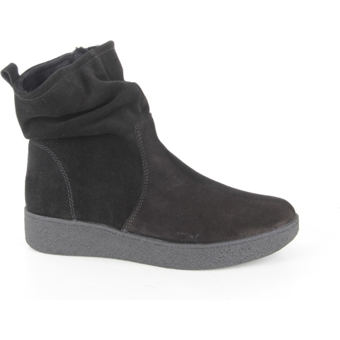 Sens Marina 17 black dames enkellaarzen sportief