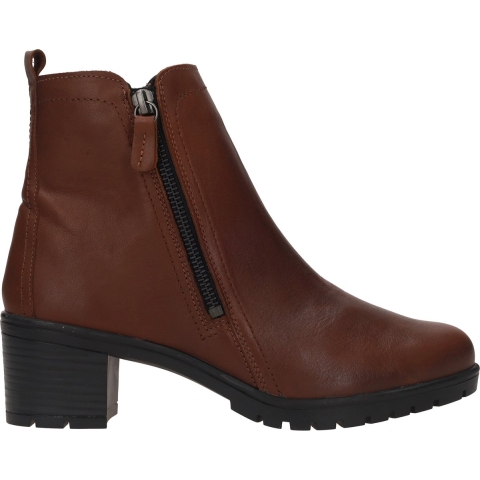 Sens Fiona 03 cognac dames enkellaarzen gekleed