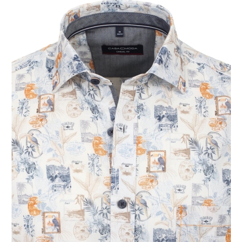 Casamoda Heren overhemd 944202200 450 tangerine tango