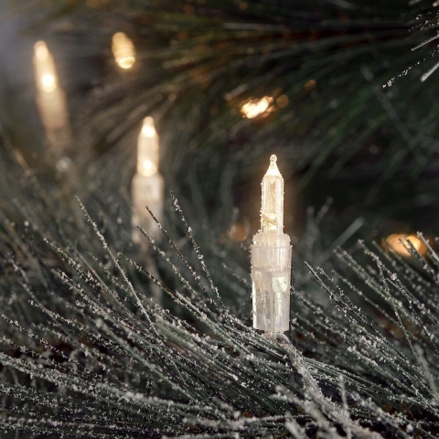 Konstsmide 6004-103 Mini-lichtketting Buiten Energielabel: G (A - G) werkt op het lichtnet Aantal lampen 40 LED Warmwit Verlichte lengte: 5.85 m